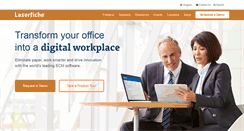 Desktop Screenshot of laserfiche.com