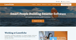 Desktop Screenshot of jobs.laserfiche.com