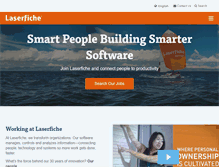 Tablet Screenshot of jobs.laserfiche.com
